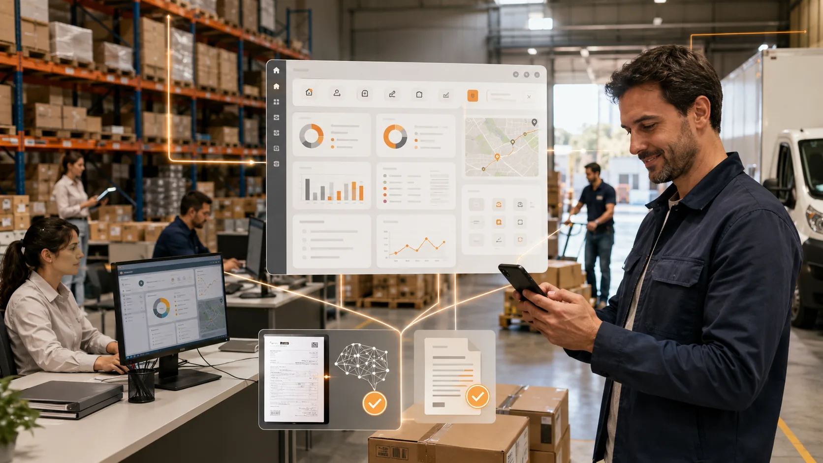 Operación de una empresa distribuidora